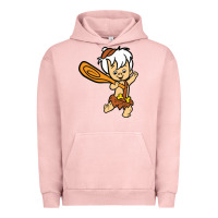 Pigment Salmon bamm bamm Urban Hoodie - DesigneFamous