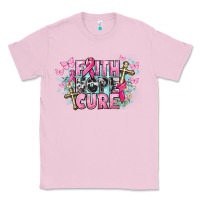 Bubblegum Pink Faith hope cure Cancer Awareness Classic Tee - HowdyJamesFarm