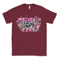 Burgundy Faith hope cure Cancer Awareness Classic Tee - HowdyJamesFarm