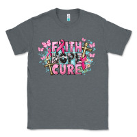 Charcoal Heather Faith hope cure Cancer Awareness Classic Tee - HowdyJamesFarm