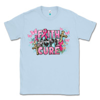 Dusty Blue Faith hope cure Cancer Awareness Classic Tee - HowdyJamesFarm