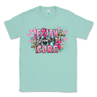 Seafoam Faith hope cure Cancer Awareness Classic Tee - HowdyJamesFarm
