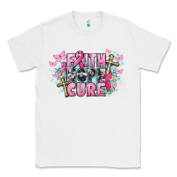 White Faith hope cure Cancer Awareness Classic Tee - HowdyJamesFarm