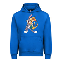Cobalt bugs bunny and lola bunny Urban Hoodie - DesigneFamous