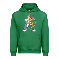 Emerald bugs bunny and lola bunny Urban Hoodie - DesigneFamous
