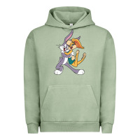 Pigment Oil Green bugs bunny and lola bunny Urban Hoodie - DesigneFamous