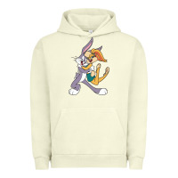 Pigment Pistachio bugs bunny and lola bunny Urban Hoodie - DesigneFamous