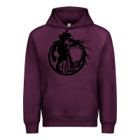Mauve Wine goku super saiyan ultra dragon Urban Hoodie - DesigneFamous
