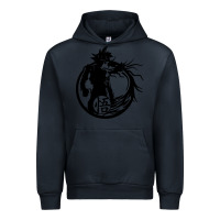 Navy goku super saiyan ultra dragon Urban Hoodie - DesigneFamous