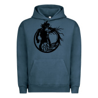 Pigment Midnight Navy goku super saiyan ultra dragon Urban Hoodie - DesigneFamous