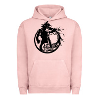 Pigment Salmon goku super saiyan ultra dragon Urban Hoodie - DesigneFamous