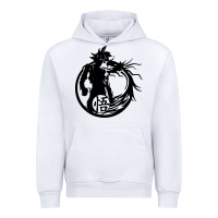 White goku super saiyan ultra dragon Urban Hoodie - DesigneFamous