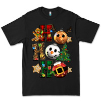 Black ho ho ho christmas Premium Tee - CowGirlArtShop