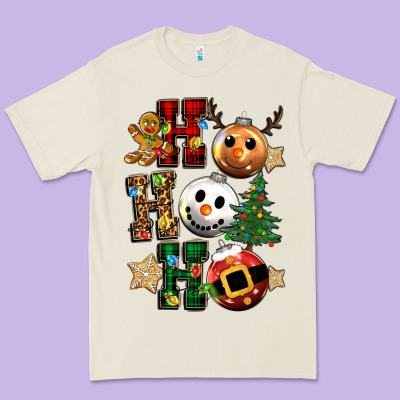Ho Ho Ho Christmas Premium Tee Designed By Cowgirlartshop