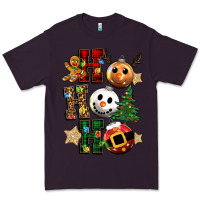 Plum ho ho ho christmas Premium Tee - CowGirlArtShop