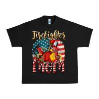 Black Firefighter mom Urban Heavy Tee - FaDigitalArtStudio