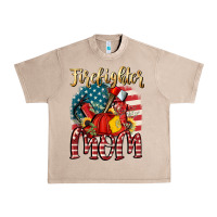French Oak Firefighter mom Urban Heavy Tee - FaDigitalArtStudio