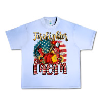 Grape Ice Firefighter mom Urban Heavy Tee - FaDigitalArtStudio