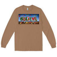 Toasted Coconut christmas believe license plate Long Sleeve Tee - BundleAndBundleShop