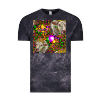 Cloud Black Mardi Gras Cow Leopard Seamless Pattern Vintage Tee - FaDigitalArtStudio