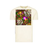 Vintage Arctic Mardi Gras Cow Leopard Seamless Pattern Vintage Tee - FaDigitalArtStudio