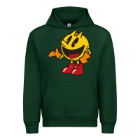 Forest Green pacman Urban Hoodie - DesigneFamous