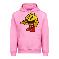 Fuchsia Pink pacman Urban Hoodie - DesigneFamous