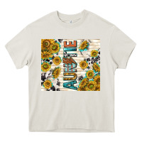 Cream auntie with lightning bolt Heavy Core Tee - TumblerDesignByShophia