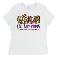 White cajun to the core Ladies Tee - OliviaCreatesArt