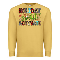Antique Gold holiday spirit activate Premium Sweatshirt - JahusDesignShop