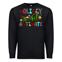Black holiday spirit activate Premium Sweatshirt - JahusDesignShop