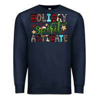 Navy holiday spirit activate Premium Sweatshirt - JahusDesignShop