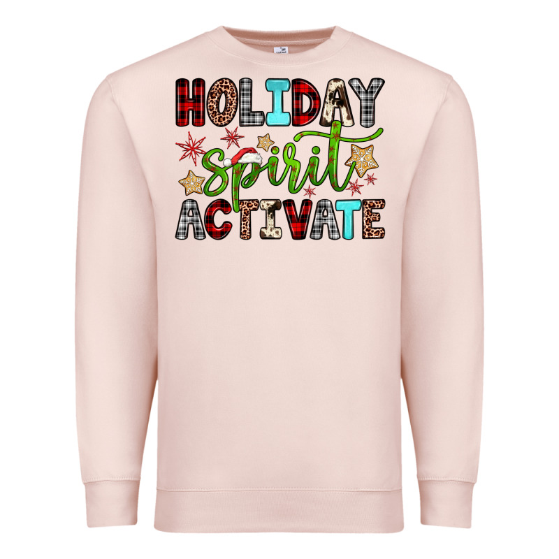 Holiday Spirit Activate Premium Sweatshirt by JahusDesignShop | Teevron