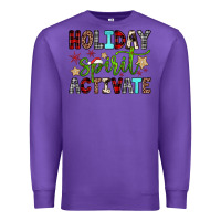Purple holiday spirit activate Premium Sweatshirt - JahusDesignShop