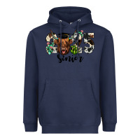 Navy cow 2025 senior Heavyweight Hoodie - JahusDesignShop