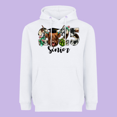 Cow 2025 Senior Heavyweight Hoodie Designed By Jahusdesignshop