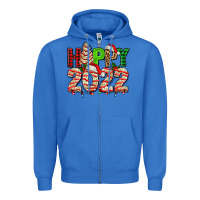 True Royal happy 2022 with christmas tree cake Zipper Hoodie - AdoDesignShop