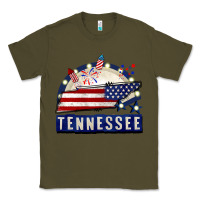 Army Green tennessee 4th of july Classic Tee - CowGirlArtShop