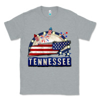 Heather Grey tennessee 4th of july Classic Tee - CowGirlArtShop