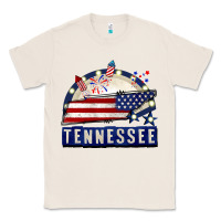 Natural tennessee 4th of july Classic Tee - CowGirlArtShop