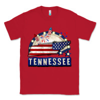 Red tennessee 4th of july Classic Tee - CowGirlArtShop