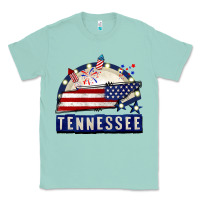 Seafoam tennessee 4th of july Classic Tee - CowGirlArtShop