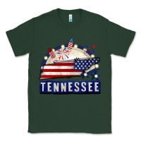 Sports Green tennessee 4th of july Classic Tee - CowGirlArtShop