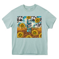 Arona aunt sunflower leopard glitter Heavy Core Tee - TumblerDesignByShophia