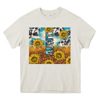 Cream aunt sunflower leopard glitter Heavy Core Tee - TumblerDesignByShophia