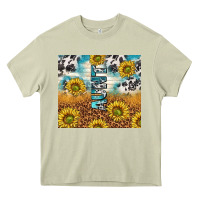 Mossy aunt sunflower leopard glitter Heavy Core Tee - TumblerDesignByShophia
