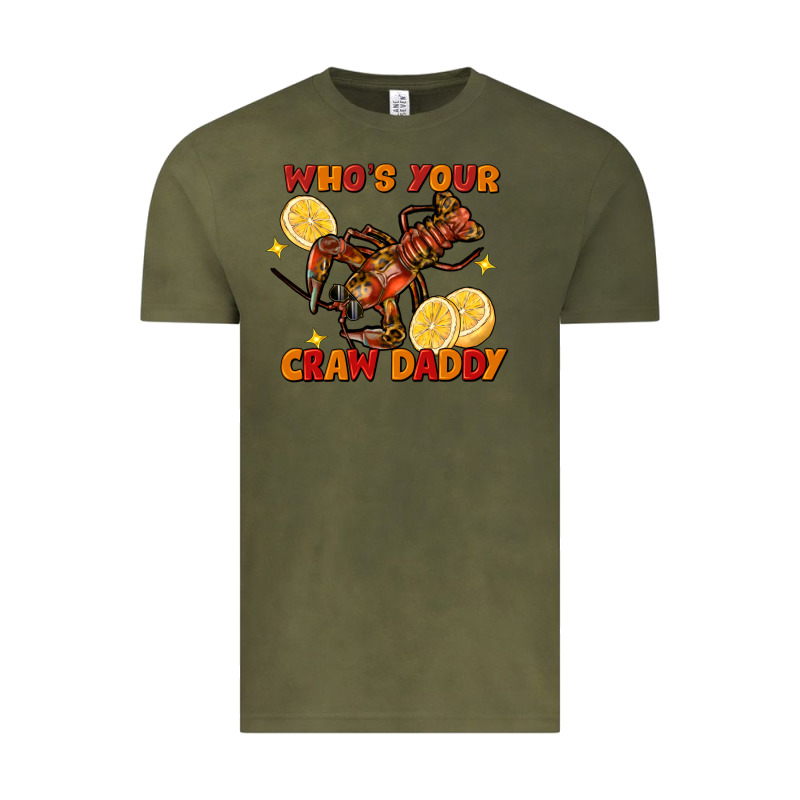 Crawfish Who's Your Craw Daddy Vintage Tee by FaDigitalArtStudio | Teevron