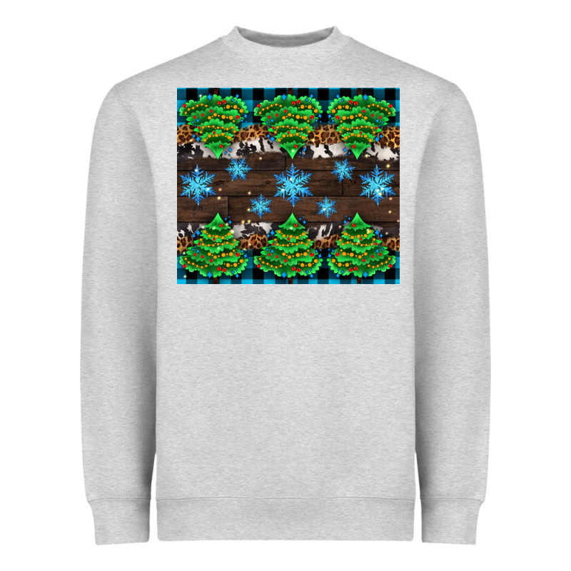 Christmas Tree With Snow Heavyweight Sweatshirt by AdoDesignShop | Teevron