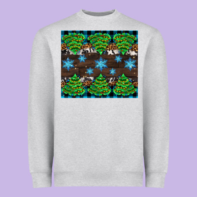 Christmas Tree With Snow Heavyweight Sweatshirt Designed By Adodesignshop