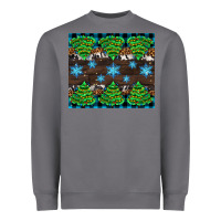 Storm Christmas tree with snow Heavyweight Sweatshirt - AdoDesignShop
